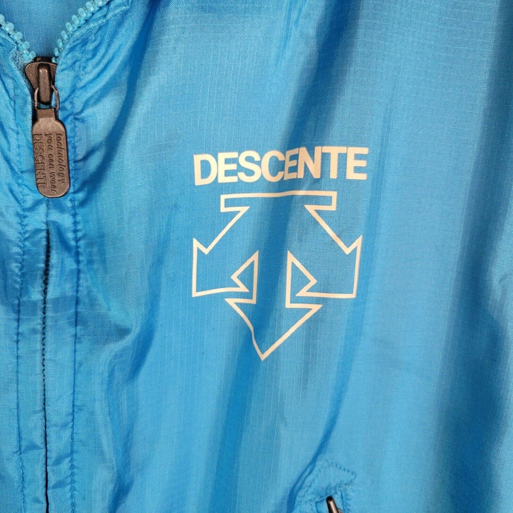 Descente Mens Ski Suit One Piece Size XS Blue Winter Sports Zip Outdoor Vintage - Picture 10 of 11